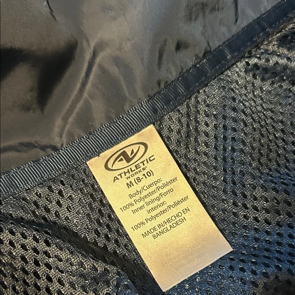 Athletic Works Dark Blue Mesh Rain Jacket - Picture 2 of 4